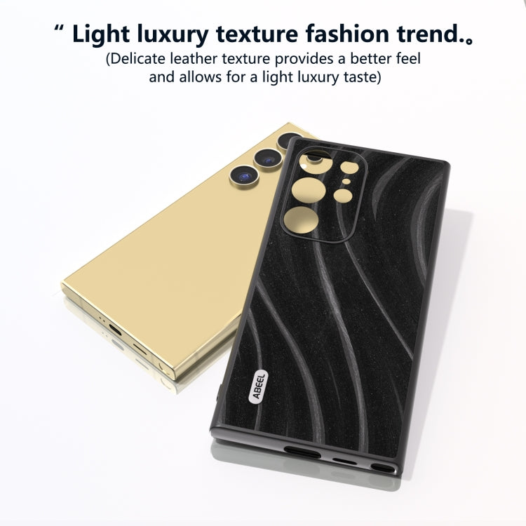 For Samsung Galaxy S24 Ultra 5G ABEEL Galactic Pattern Protective Phone Case(Black) - HoMEdemic™ 