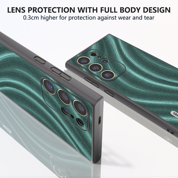 For Samsung Galaxy S24 Ultra 5G ABEEL Galactic Pattern Protective Phone Case(Green) - HoMEdemic™ 