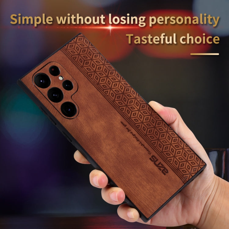 For Samsung Galaxy S24 Ultra 5G AZNS 3D Embossed Skin Feel Phone Case(Black) - HoMEdemic™ 
