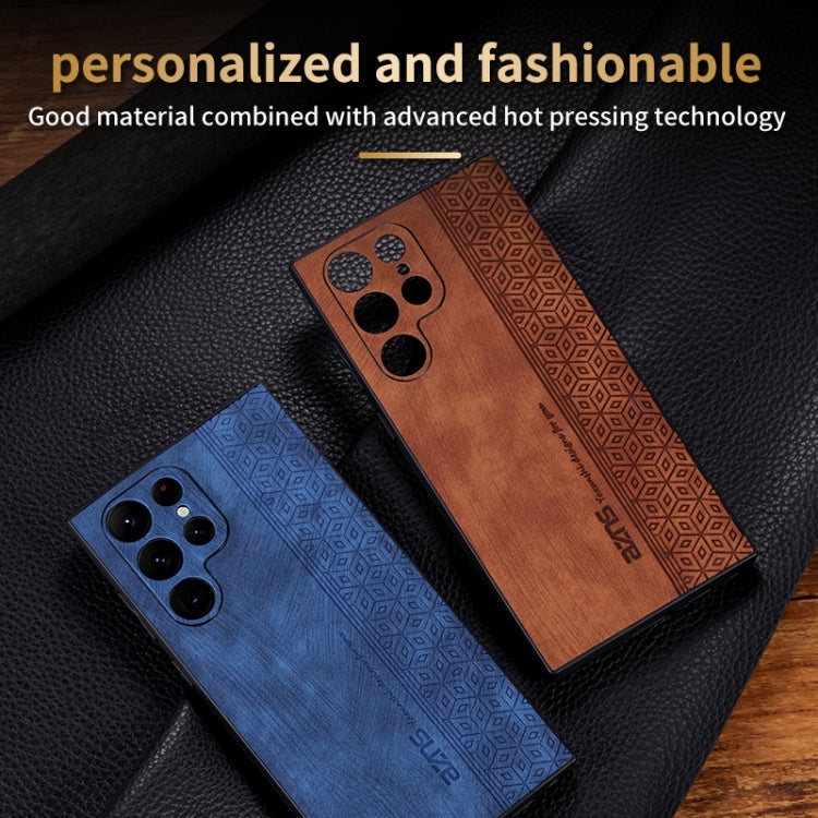 For Samsung Galaxy S24 Ultra 5G AZNS 3D Embossed Skin Feel Phone Case(Sapphire Blue) - HoMEdemic™ 