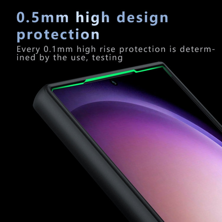 For Samsung Galaxy S24 Ultra 5G Armor Precise Hole PC Hybrid TPU Phone Case(Frosted Black) - HoMEdemic™ 