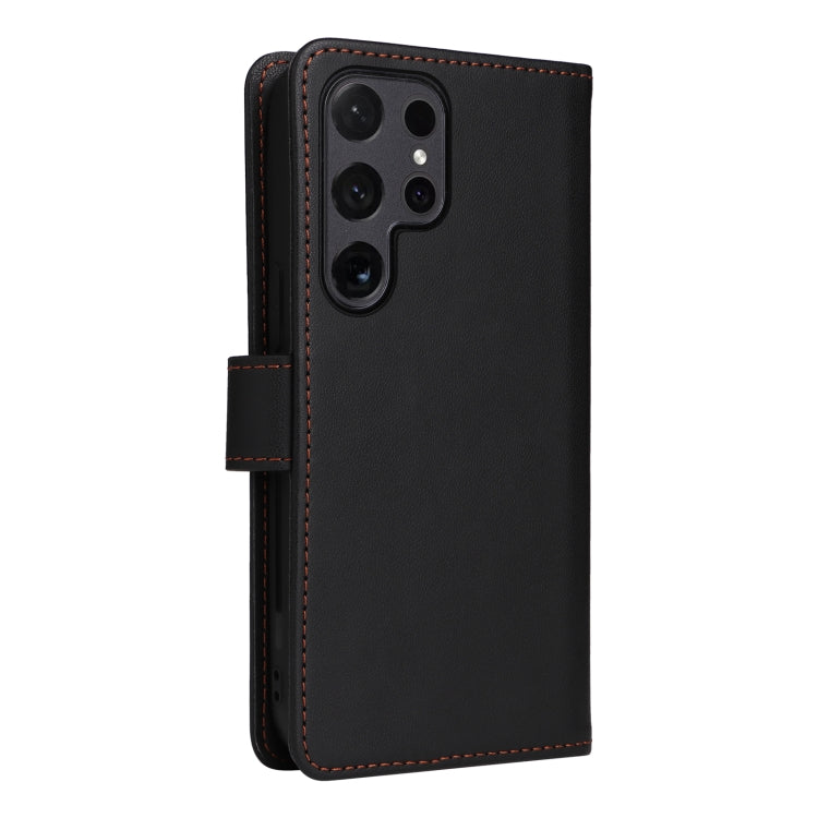 For Samsung Galaxy S24 Ultra 5G BETOPNICE BN-005 2 in 1 Detachable Imitate Genuine Leather Phone Case(Black) - HoMEdemic™ 