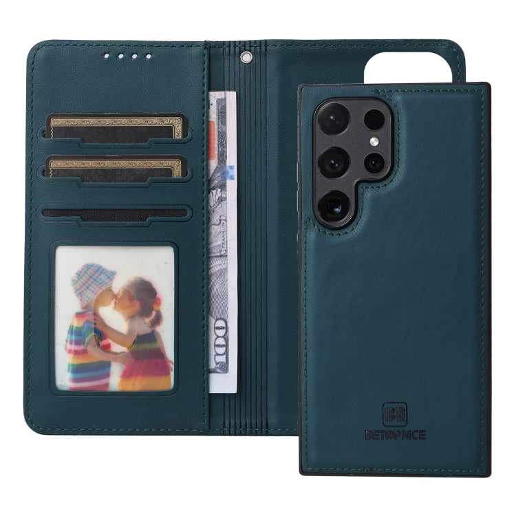 For Samsung Galaxy S24 Ultra 5G BETOPNICE BN-005 2 in 1 Detachable Imitate Genuine Leather Phone Case(Blue) - HoMEdemic™ 