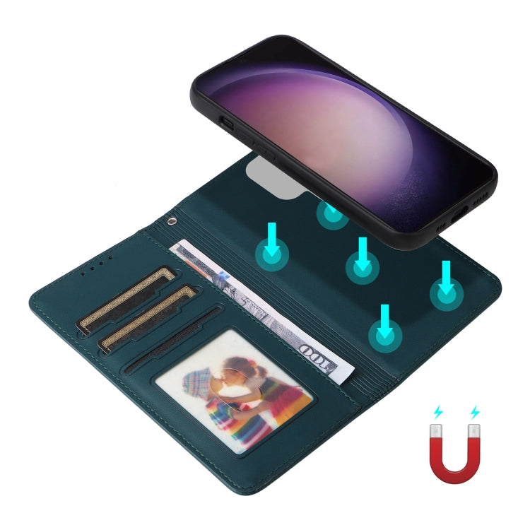 For Samsung Galaxy S24 Ultra 5G BETOPNICE BN-005 2 in 1 Detachable Imitate Genuine Leather Phone Case(Blue) - HoMEdemic™ 