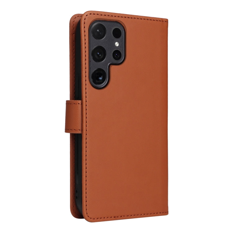 For Samsung Galaxy S24 Ultra 5G BETOPNICE BN-005 2 in 1 Detachable Imitate Genuine Leather Phone Case(Brown) - HoMEdemic™ 
