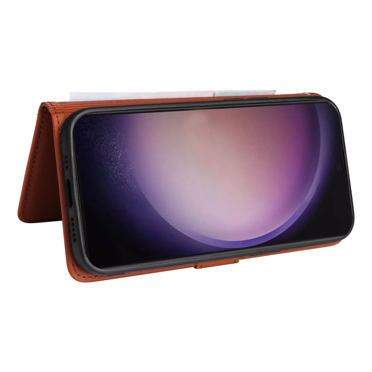 For Samsung Galaxy S24 Ultra 5G BETOPNICE BN-005 2 in 1 Detachable Imitate Genuine Leather Phone Case(Brown) - HoMEdemic™ 