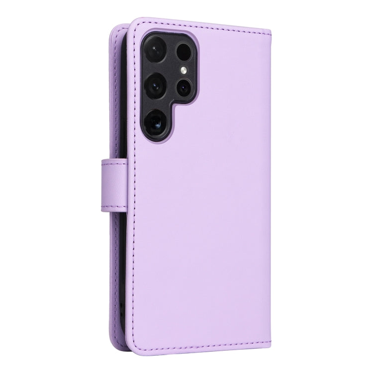 For Samsung Galaxy S24 Ultra 5G BETOPNICE BN-005 2 in 1 Detachable Imitate Genuine Leather Phone Case(Light Purple) - HoMEdemic™ 