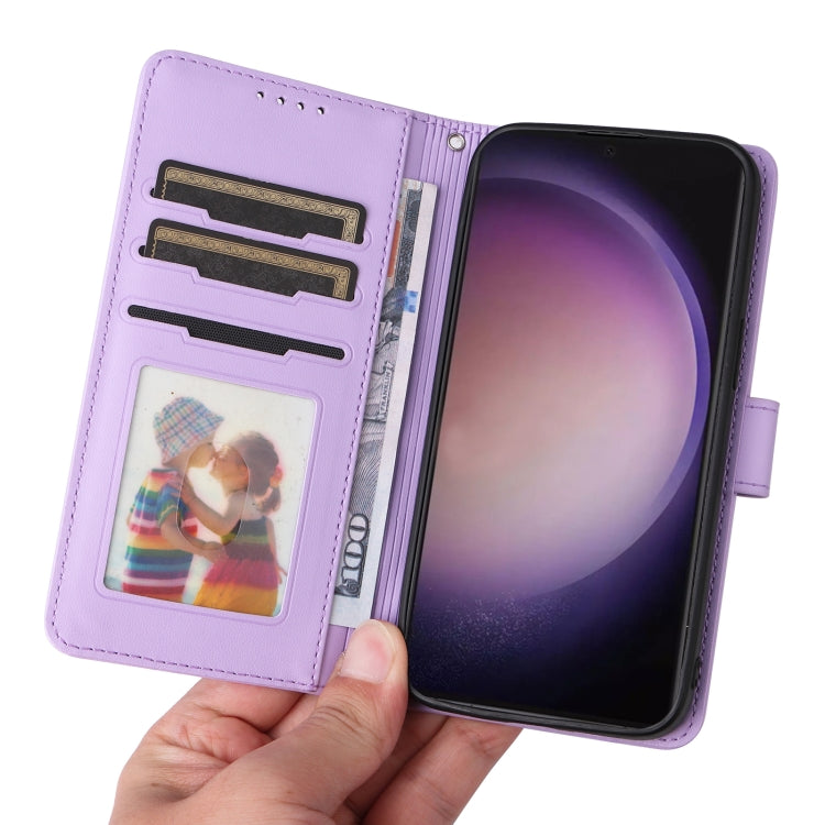 For Samsung Galaxy S24 Ultra 5G BETOPNICE BN-005 2 in 1 Detachable Imitate Genuine Leather Phone Case(Light Purple) - HoMEdemic™ 