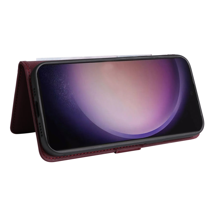 For Samsung Galaxy S24 Ultra 5G BETOPNICE BN-005 2 in 1 Detachable Imitate Genuine Leather Phone Case(Wine Red) - HoMEdemic™ 