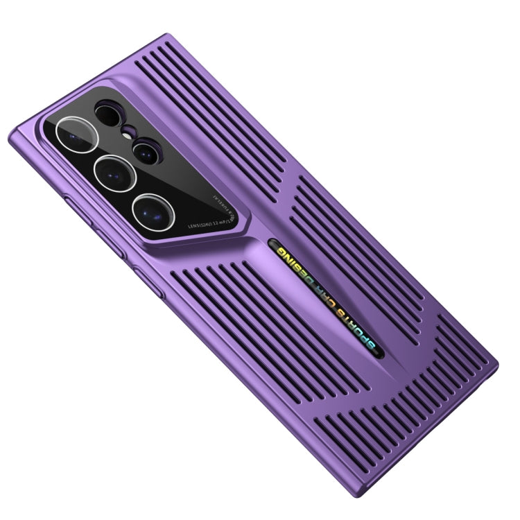 For Samsung Galaxy S24 Ultra 5G Blade Cooling PC Full Coverage Phone Case(Dark Purple) - HoMEdemic™ 