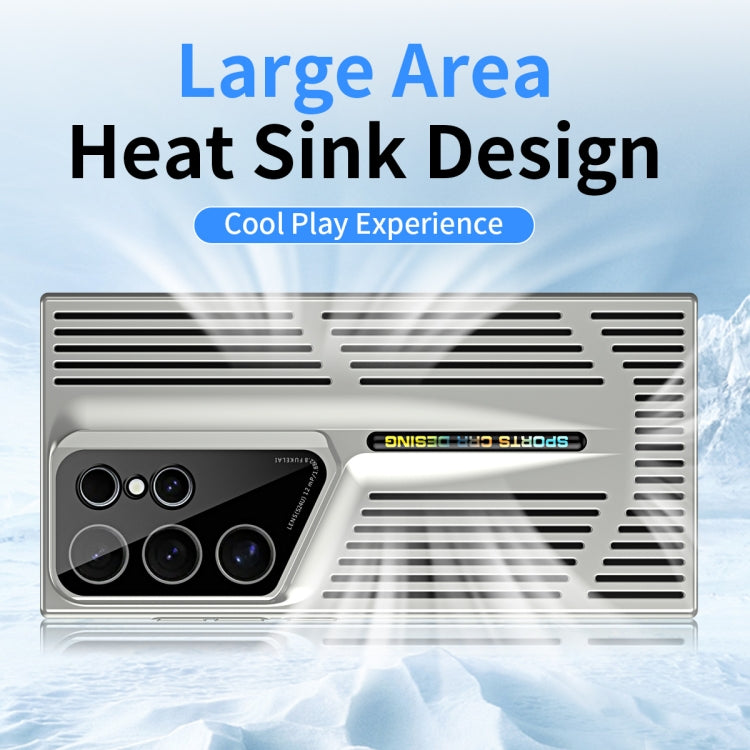 For Samsung Galaxy S24 Ultra 5G Blade Cooling PC Full Coverage Phone Case(Graphite Black) - HoMEdemic™ 