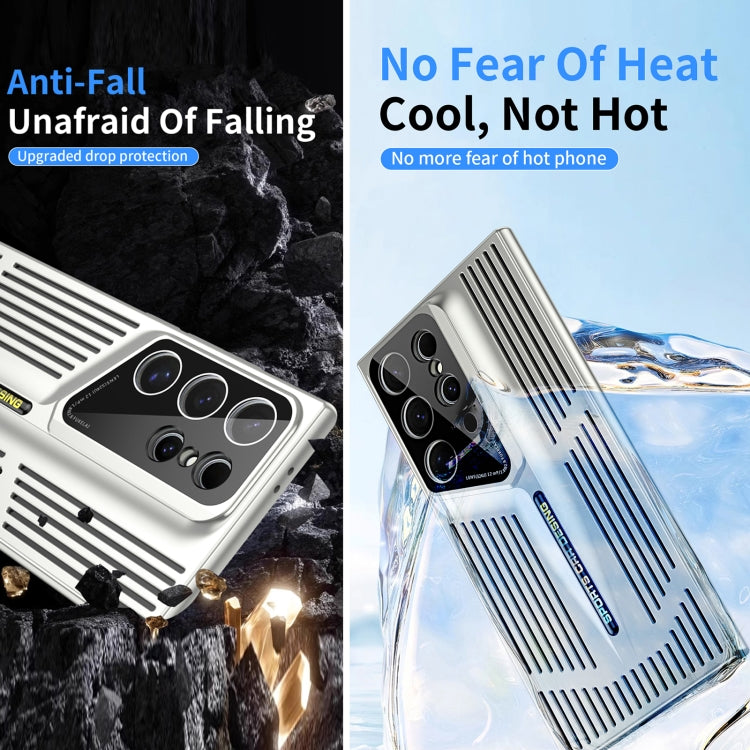 For Samsung Galaxy S24 Ultra 5G Blade Cooling PC Full Coverage Phone Case(Graphite Black) - HoMEdemic™ 