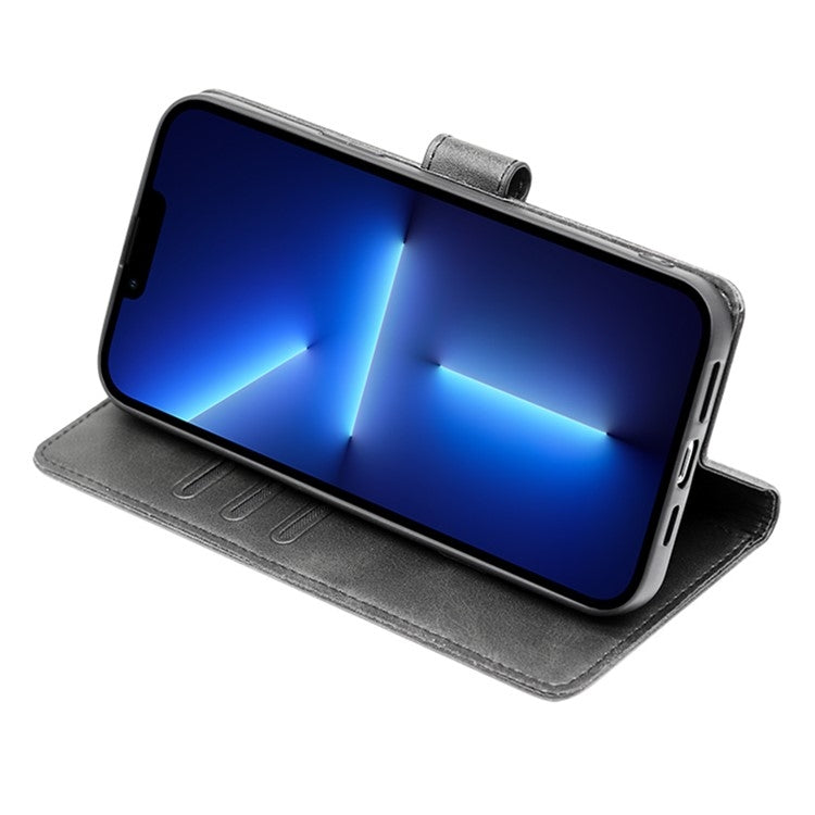 For Samsung Galaxy S24 Ultra 5G Calf Texture Buckle Flip Leather Phone Case(Black) - HoMEdemic™ 