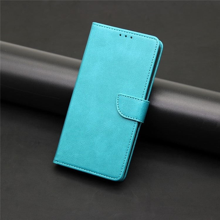 For Samsung Galaxy S24 Ultra 5G Calf Texture Buckle Flip Leather Phone Case(Light Blue) - HoMEdemic™ 