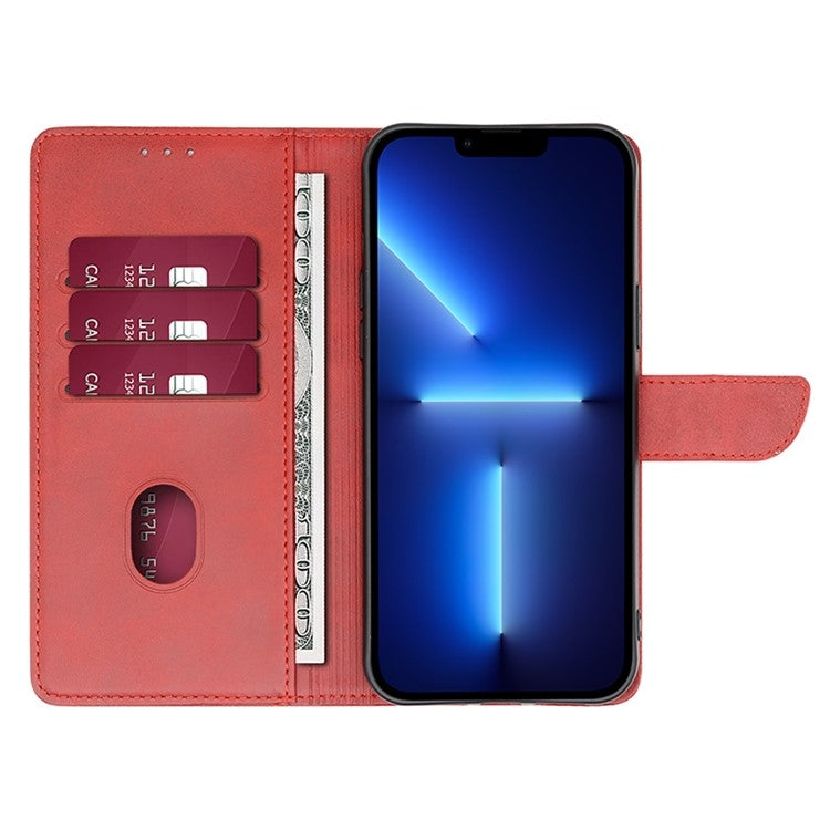 For Samsung Galaxy S24 Ultra 5G Calf Texture Buckle Flip Leather Phone Case(Red) - HoMEdemic™ 