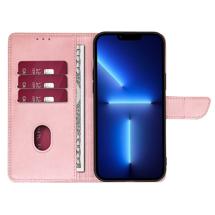 For Samsung Galaxy S24 Ultra 5G Calf Texture Buckle Flip Leather Phone Case(Rose Gold) - HoMEdemic™ 