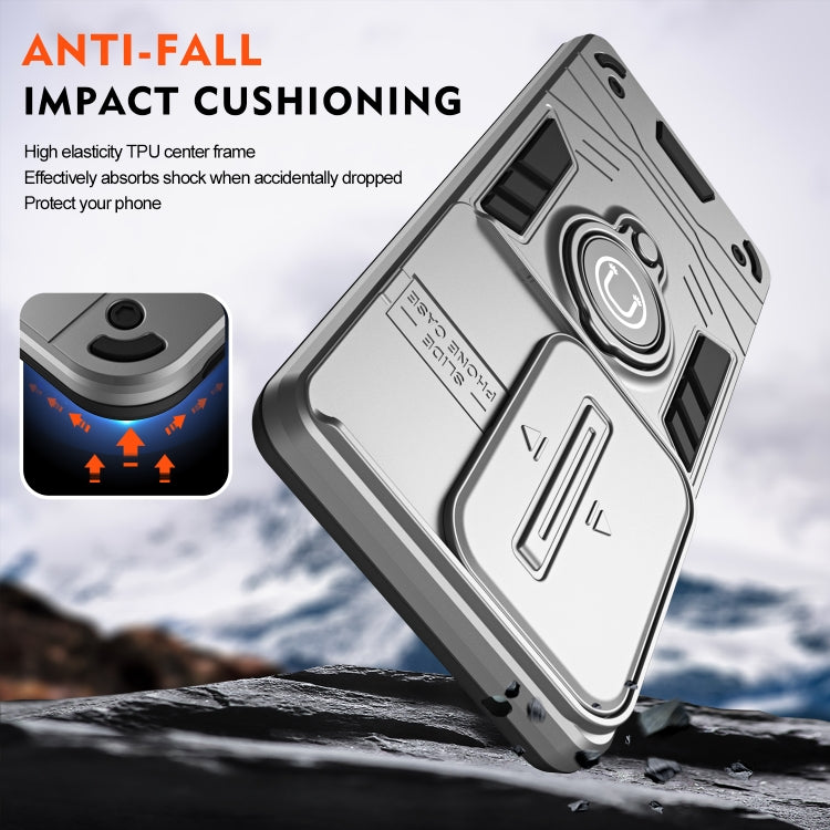 For Samsung Galaxy S24 Ultra 5G Camshield Ring Holder Phone Case(Grey) - HoMEdemic™ 