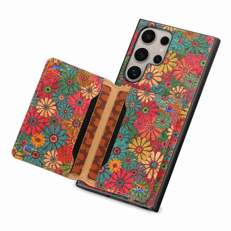 For Samsung Galaxy S24 Ultra 5G Card Slot Holder Phone Case(Spring Green) - HoMEdemic™ 