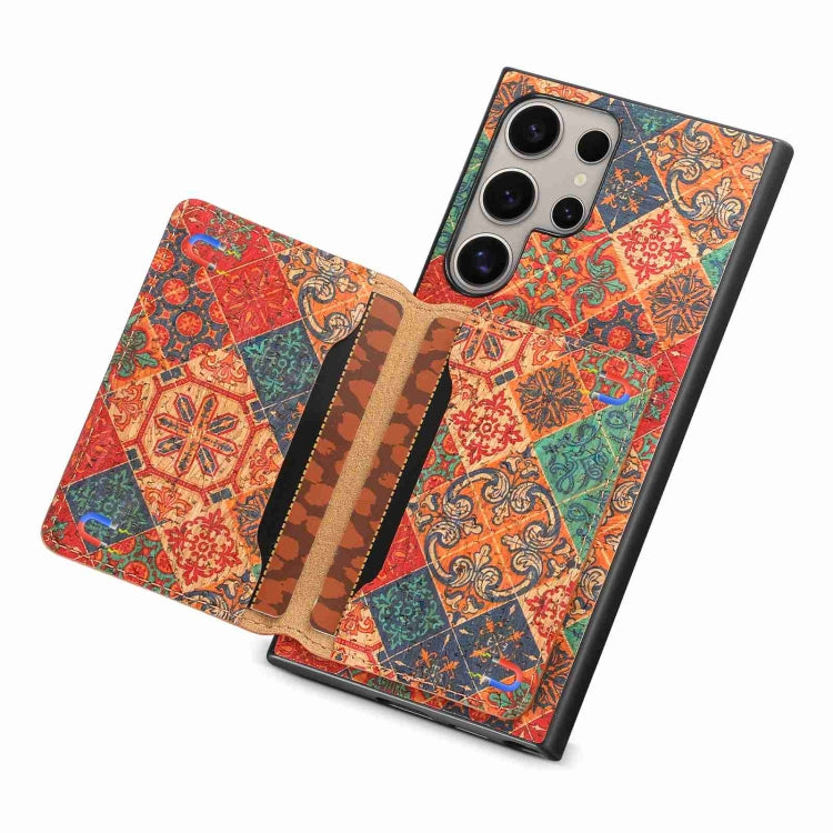 For Samsung Galaxy S24 Ultra 5G Card Slot Holder Phone Case(Winter Blue) - HoMEdemic™ 