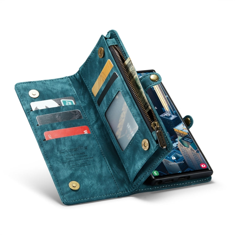 For Samsung Galaxy S24 Ultra 5G CaseMe 008 Detachable Multifunctional Leather Phone Case(Blue) - HoMEdemic™ 