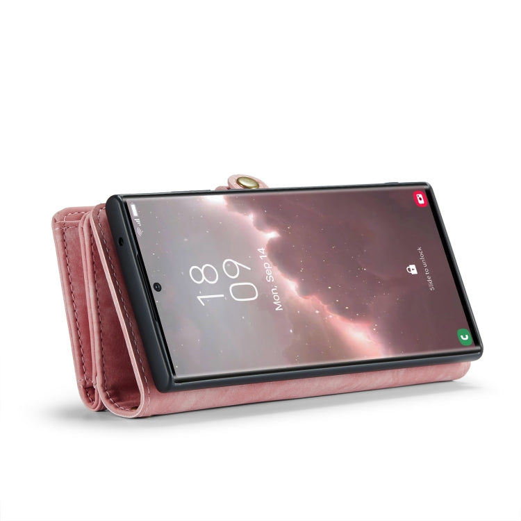 For Samsung Galaxy S24 Ultra 5G CaseMe 008 Detachable Multifunctional Leather Phone Case(Pink) - HoMEdemic™ 