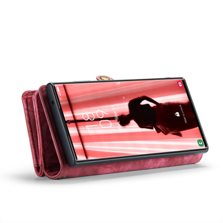 For Samsung Galaxy S24 Ultra 5G CaseMe 008 Detachable Multifunctional Leather Phone Case(Red) - HoMEdemic™ 