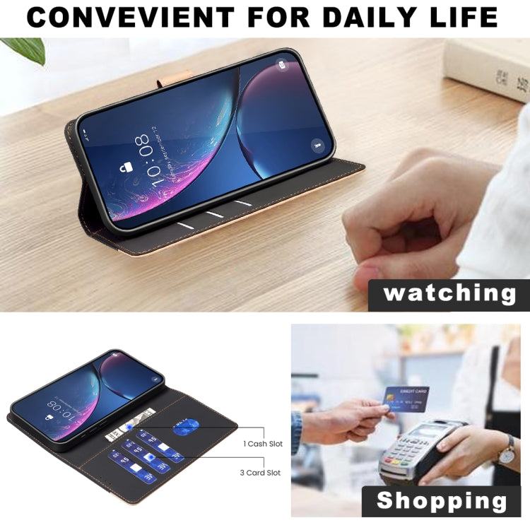 For Samsung Galaxy S24 Ultra 5G Color Matching RFID Anti-theft Leather Phone Case(Black) - HoMEdemic™ 