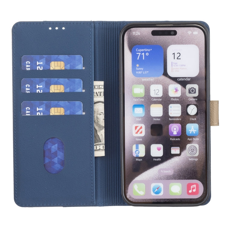 For Samsung Galaxy S24 Ultra 5G Color Matching RFID Anti-theft Leather Phone Case(Blue) - HoMEdemic™ 
