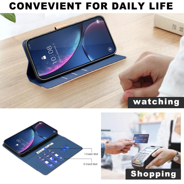 For Samsung Galaxy S24 Ultra 5G Color Matching RFID Anti-theft Leather Phone Case(Blue) - HoMEdemic™ 