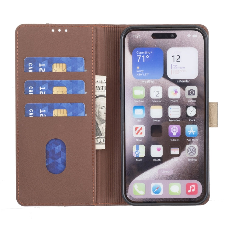 For Samsung Galaxy S24 Ultra 5G Color Matching RFID Anti-theft Leather Phone Case(Brown) - HoMEdemic™ 