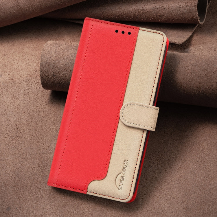 For Samsung Galaxy S24 Ultra 5G Color Matching RFID Anti-theft Leather Phone Case(Red) - HoMEdemic™ 