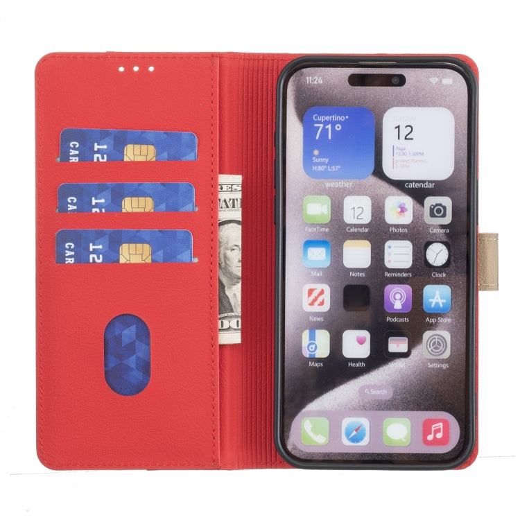 For Samsung Galaxy S24 Ultra 5G Color Matching RFID Anti-theft Leather Phone Case(Red) - HoMEdemic™ 
