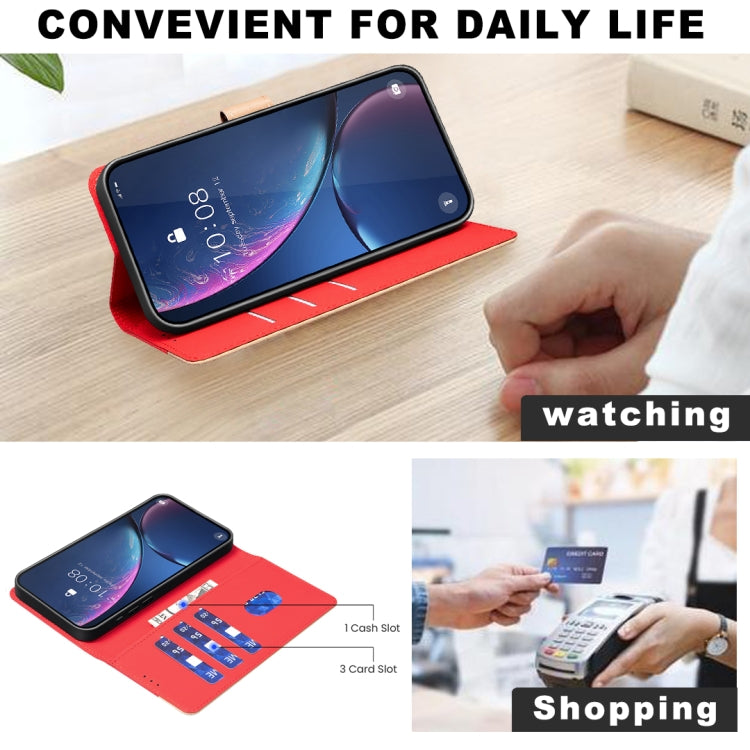 For Samsung Galaxy S24 Ultra 5G Color Matching RFID Anti-theft Leather Phone Case(Red) - HoMEdemic™ 