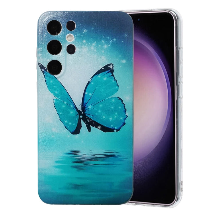 For Samsung Galaxy S24 Ultra 5G Colored Drawing Pattern TPU Phone Case(Butterfly) - HoMEdemic™ 