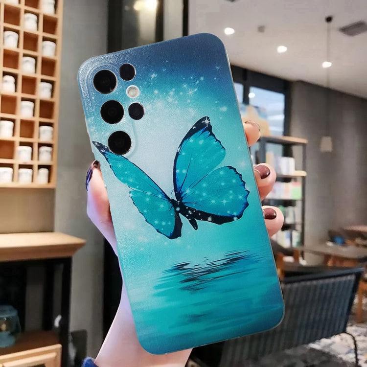 For Samsung Galaxy S24 Ultra 5G Colored Drawing Pattern TPU Phone Case(Butterfly) - HoMEdemic™ 