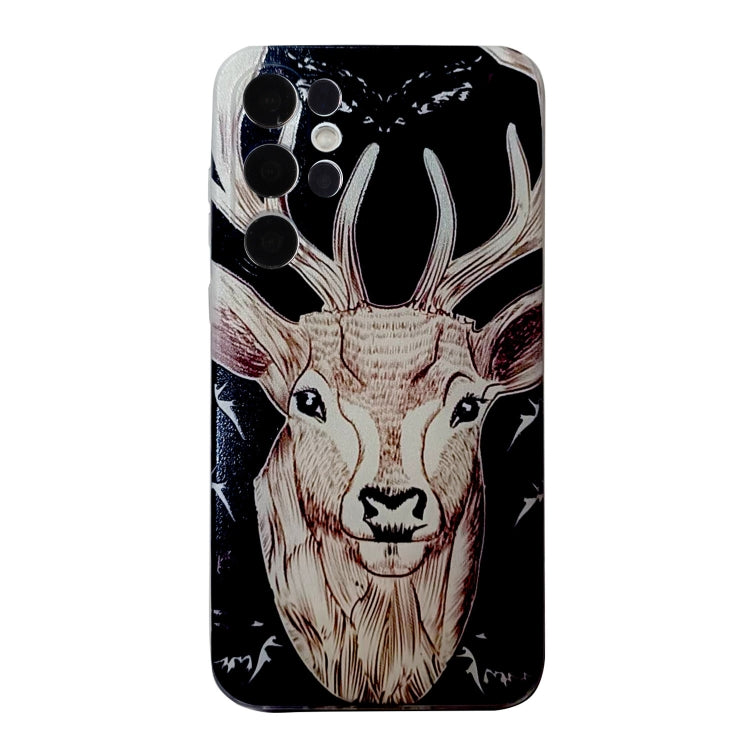 For Samsung Galaxy S24 Ultra 5G Colored Drawing Pattern TPU Phone Case(Deer) - HoMEdemic™ 