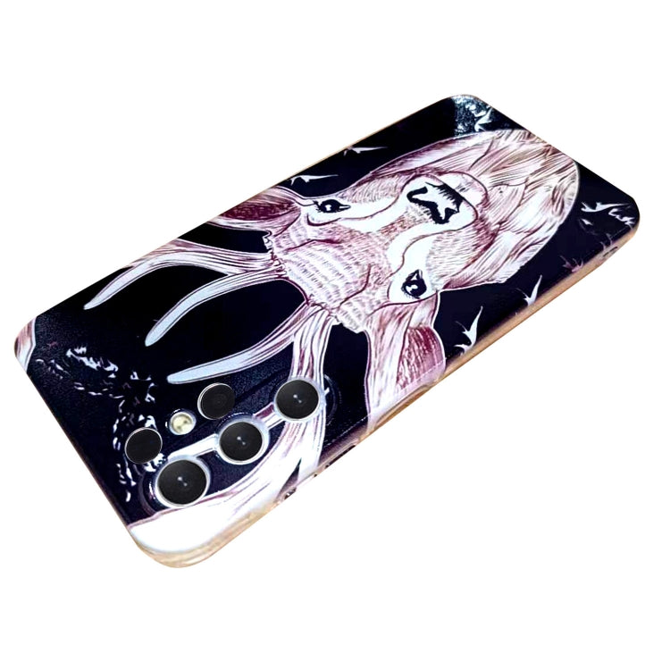 For Samsung Galaxy S24 Ultra 5G Colored Drawing Pattern TPU Phone Case(Deer) - HoMEdemic™ 