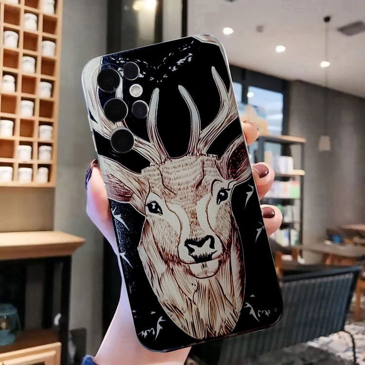 For Samsung Galaxy S24 Ultra 5G Colored Drawing Pattern TPU Phone Case(Deer) - HoMEdemic™ 