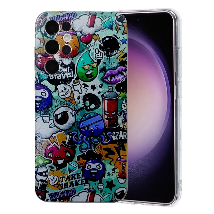 For Samsung Galaxy S24 Ultra 5G Colored Drawing Pattern TPU Phone Case(Graffiti) - HoMEdemic™ 