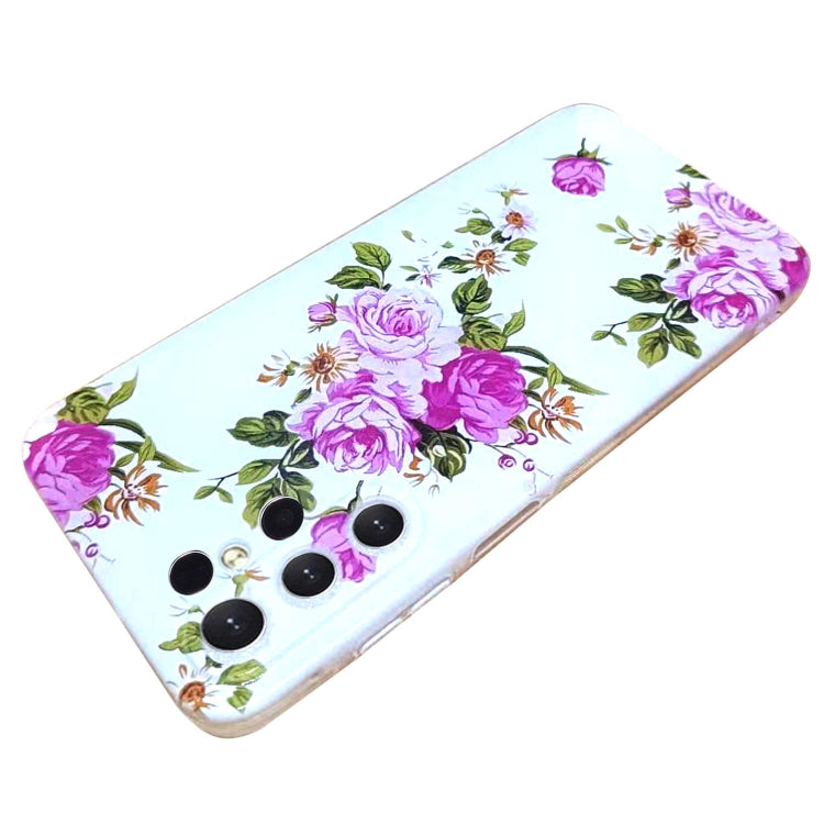 For Samsung Galaxy S24 Ultra 5G Colored Drawing Pattern TPU Phone Case(Rose Flower) - HoMEdemic™ 