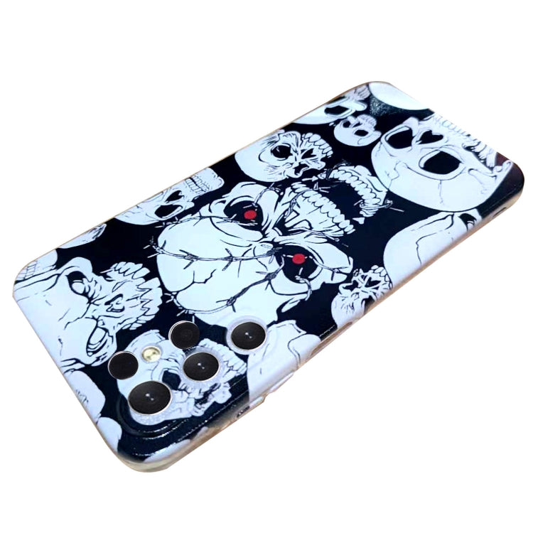For Samsung Galaxy S24 Ultra 5G Colored Drawing Pattern TPU Phone Case(Skull) - HoMEdemic™ 
