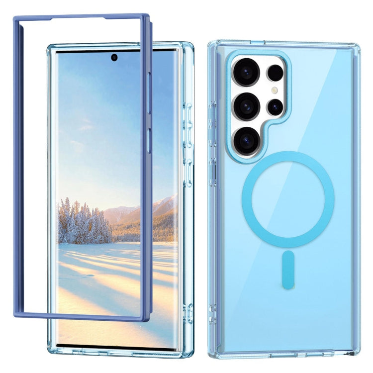 For Samsung Galaxy S24 Ultra 5G Colorful MagSafe Magnetic PC + TPU Phone Case(Blue) - HoMEdemic™ 