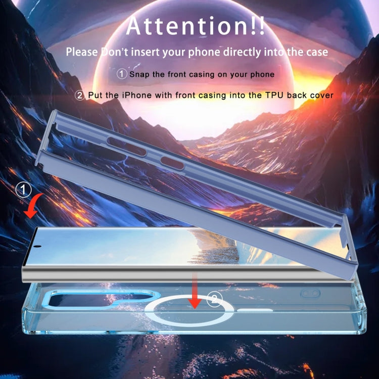 For Samsung Galaxy S24 Ultra 5G Colorful MagSafe Magnetic PC + TPU Phone Case(Blue) - HoMEdemic™ 