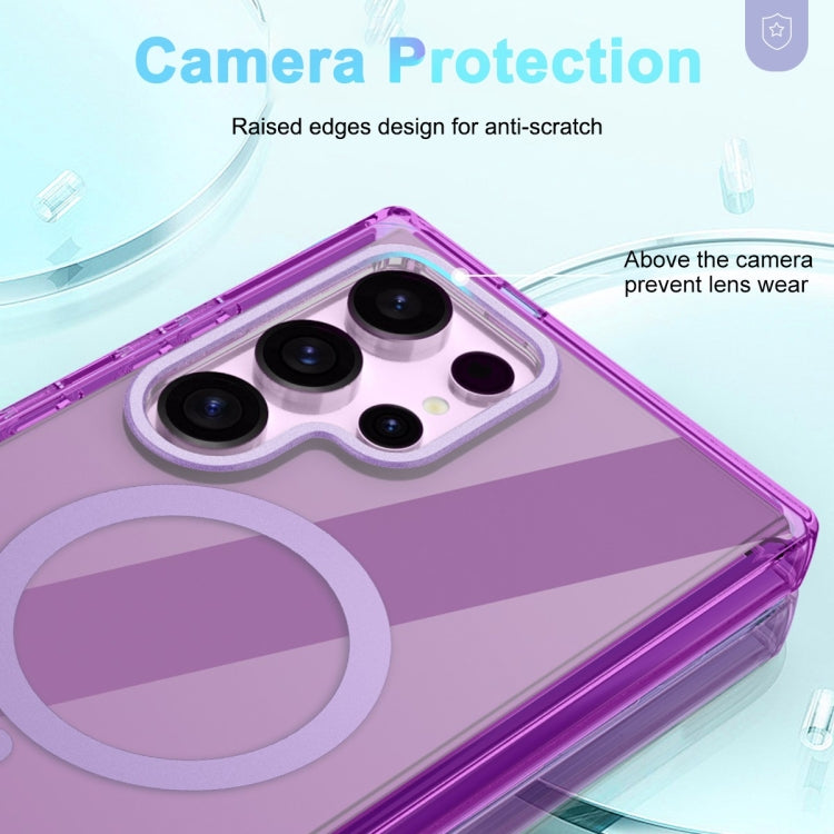 For Samsung Galaxy S24 Ultra 5G Colorful MagSafe Magnetic PC + TPU Phone Case(Dark Purple) - HoMEdemic™ 