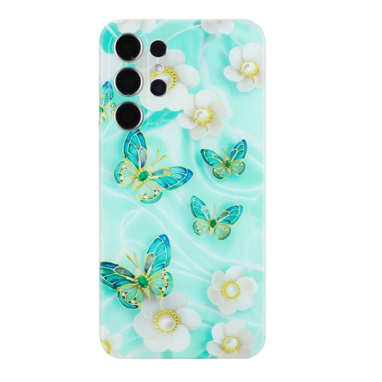 For Samsung Galaxy S24 Ultra 5G Colorful Painting Pattern TPU Phone Case(Butterflies) - HoMEdemic™ 