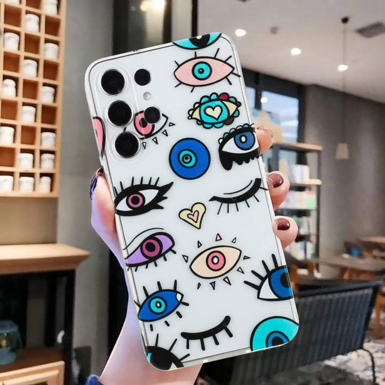 For Samsung Galaxy S24 Ultra 5G Colorful Painting Pattern TPU Phone Case(Eye Monster) - HoMEdemic™ 