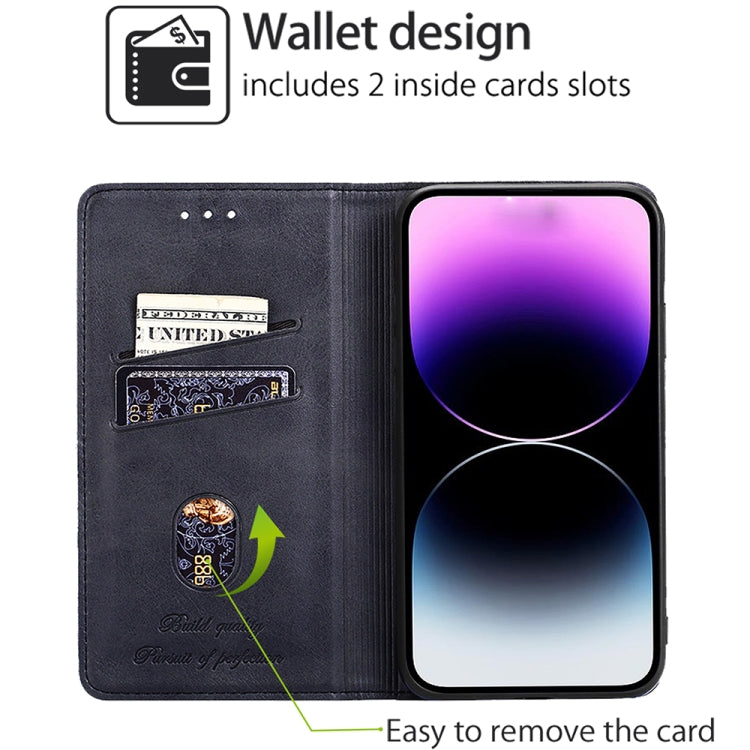 For Samsung Galaxy S24 Ultra 5G Cow Texture Magnetic Leather Phone Case(Black) - HoMEdemic™ 