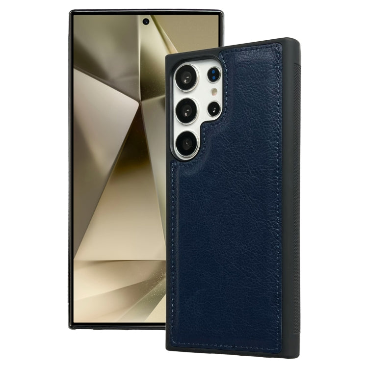 For Samsung Galaxy S24 Ultra 5G Cowhide Texture Back Cover Phone Case(Royal Blue) - HoMEdemic™ 