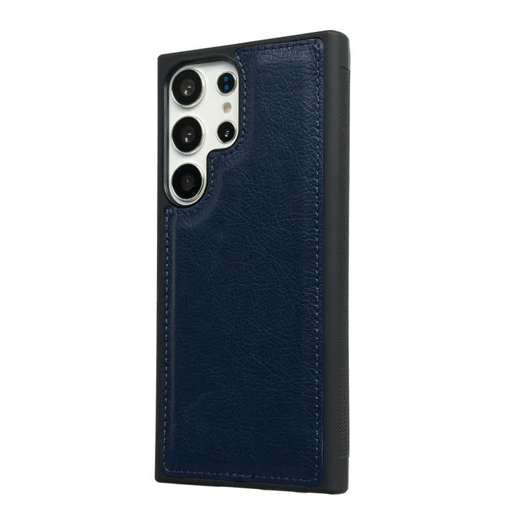 For Samsung Galaxy S24 Ultra 5G Cowhide Texture Back Cover Phone Case(Royal Blue) - HoMEdemic™ 