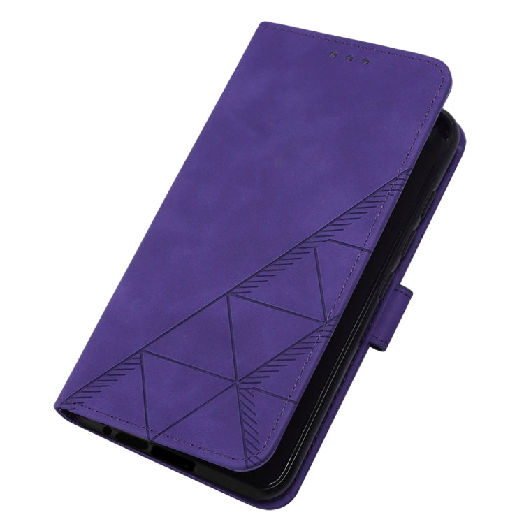 For Samsung Galaxy S24 Ultra 5G Crossbody 3D Embossed Flip Leather Phone Case(Purple) - HoMEdemic™ 